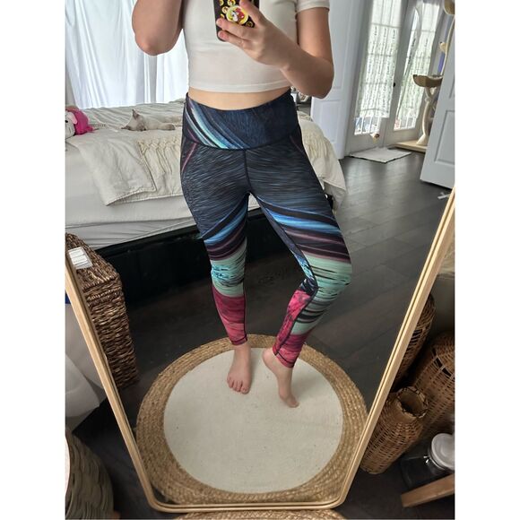 Lululemon Women’s 8 Speed Tight Electrobeam Luxtreme Pants Workout Athleisure - Picture 2 of 6